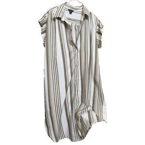 Long Shirtdress Stripes Plus Size 2X NWOT by Style House Boho Hippie Artsy